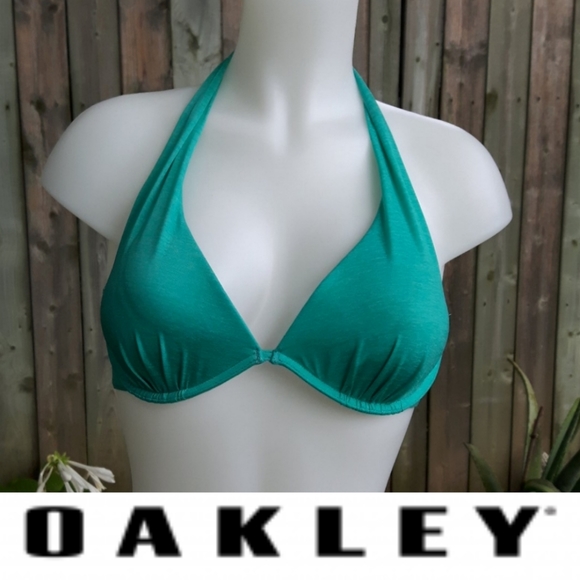 Oakley Other - size 36C Oakley green halter bathing suit top